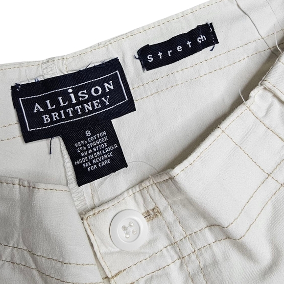 Allison Brittney Vintage Cream Stretch Skort - Picture 5 of 6